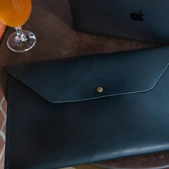 Leather Laptop Portfolio