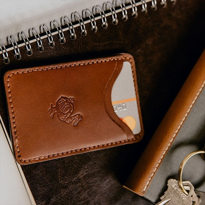 Handcrafted Four Pocket Premium Leather Card Wallet