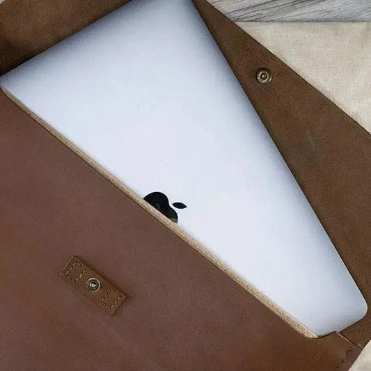 Leather Laptop Portfolio